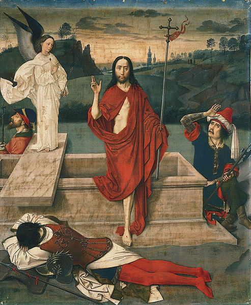 "Resurrection" by Dirk Bouts, 1455 